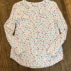 Jane‎ and Delancey Hearts Button Down Blouse